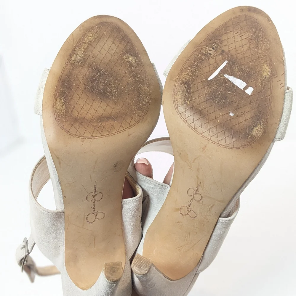 Jessica Simpson suede sandal heels - Picture 15 of 16